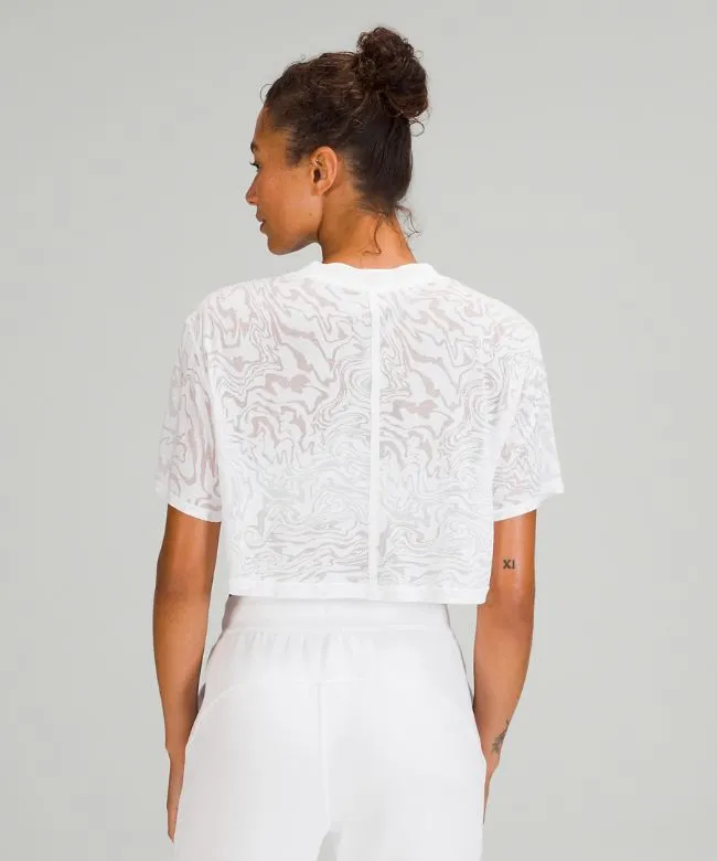 lululemon All Yours Cropped T-Shirt Veil