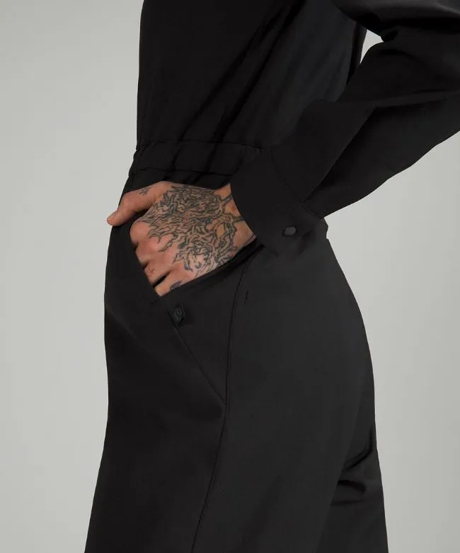 lululemon   lab Wool-Blend Long Sleeve Jumpsuit Online Only