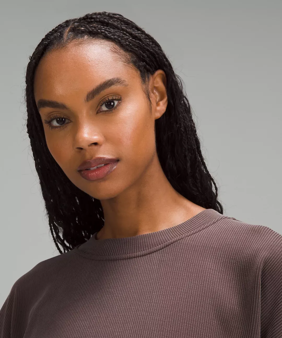 lululemon Ribbed Softstreme Perfectly Oversized Cropped Crew