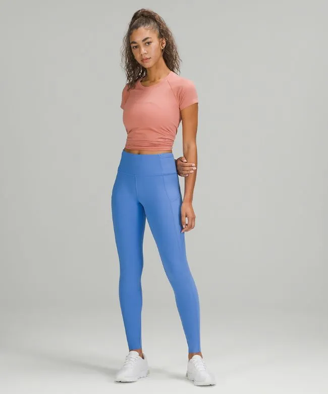 lululemon Fast and Free Brushed Fabric High-Rise Tight 28