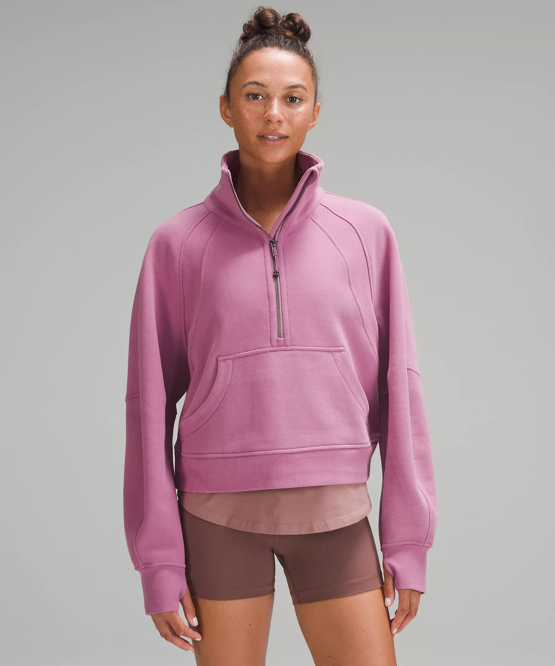 lululemon Scuba Oversized Funnel Neck Half Zip