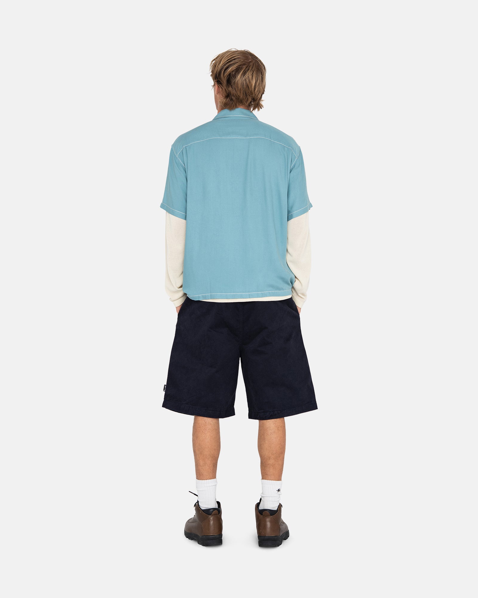 CONTRAST PICK STITCHED SHIRT