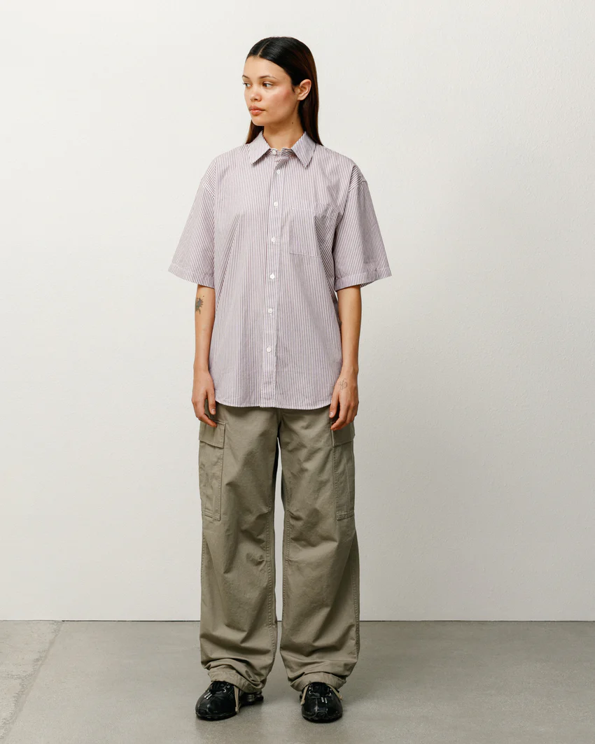BOXY SS SHIRT 8 BALL STRIPE
