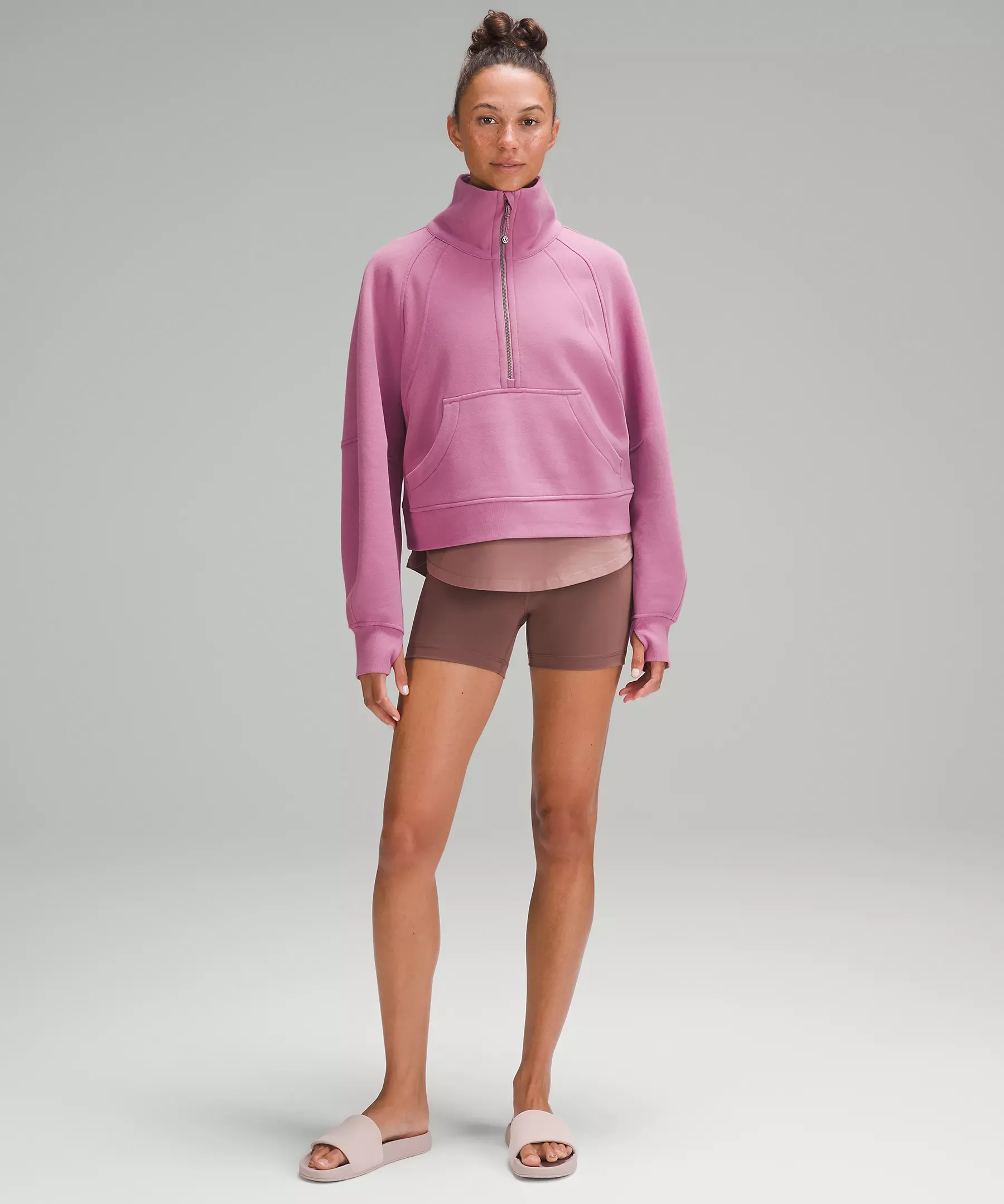 lululemon Scuba Oversized Funnel Neck Half Zip