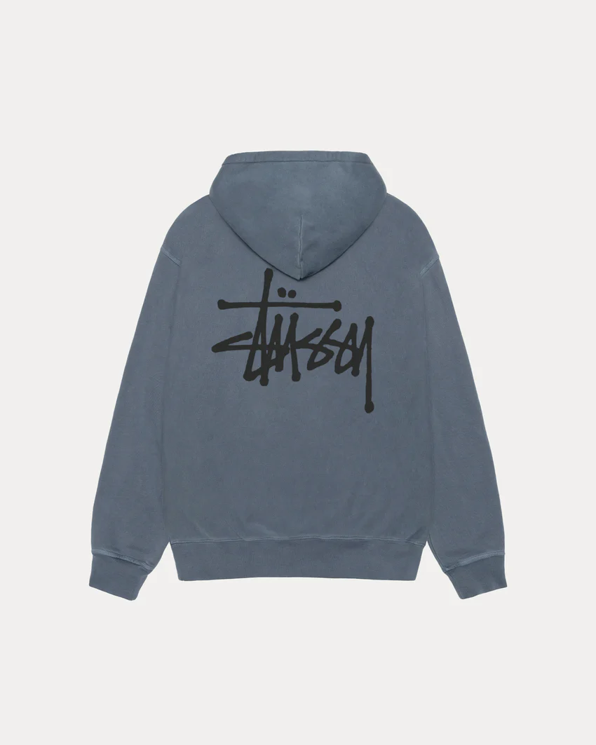 BASIC STÜSSY HOODIE PIGMENT DYED