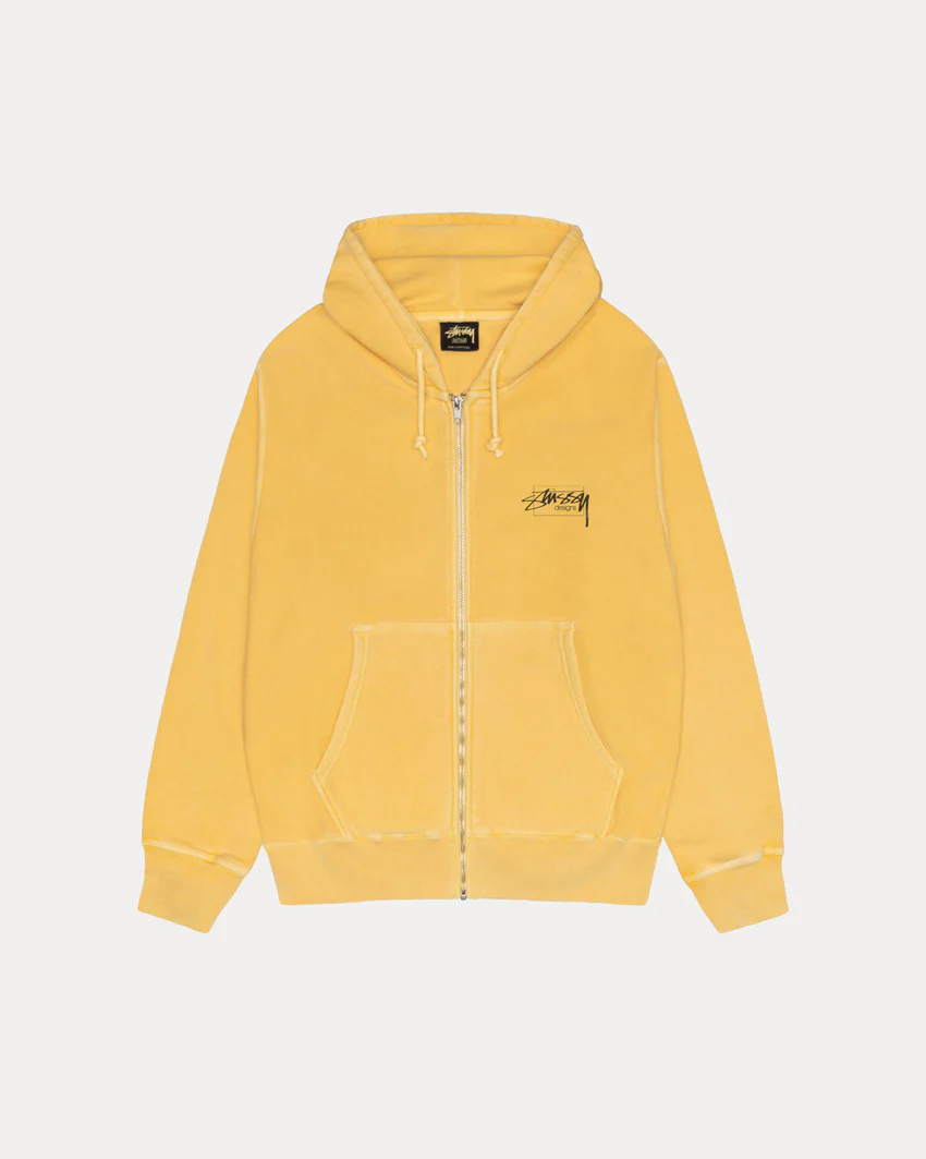 MODERN AGE ZIP HOODIE PIGMENT DYED