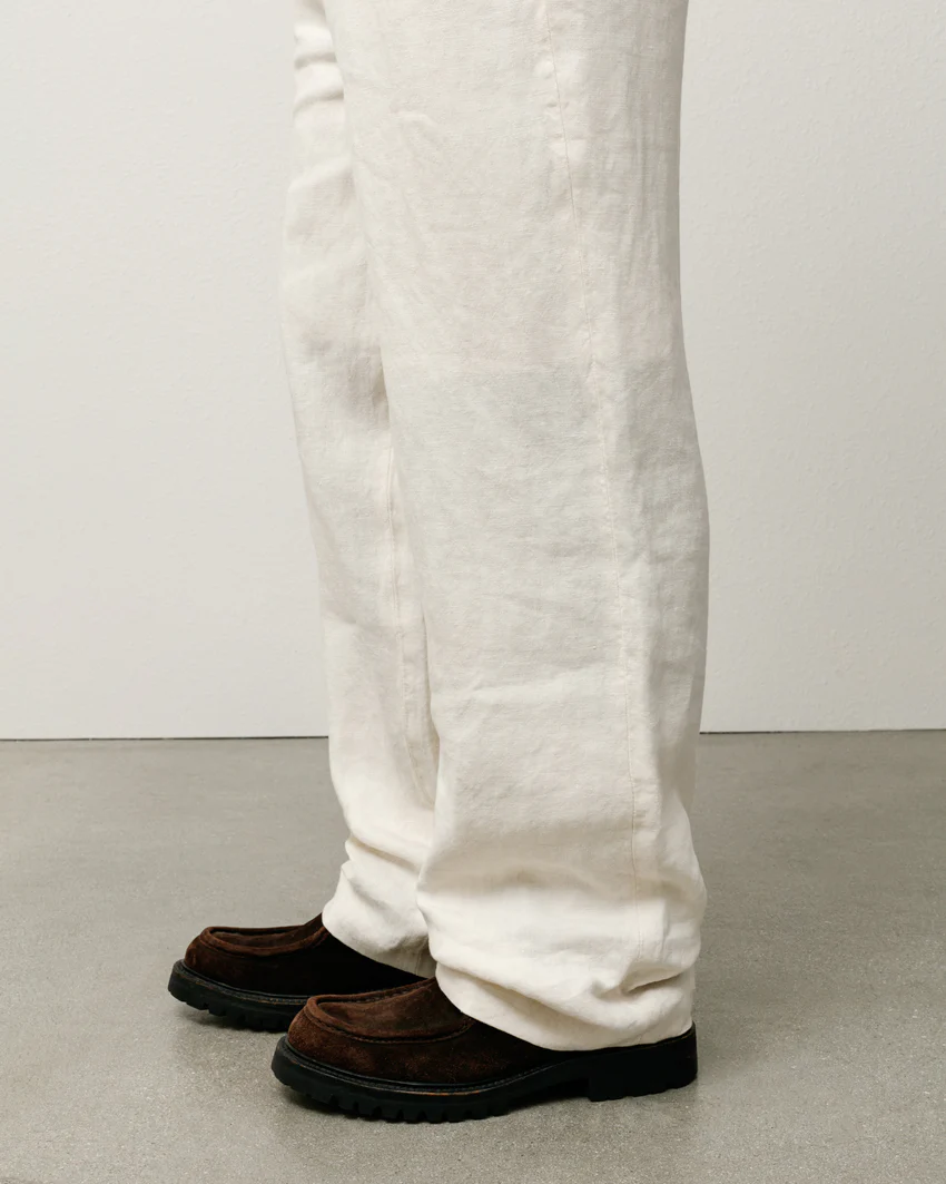 RELAXED TROUSER TEXTURED LINEN