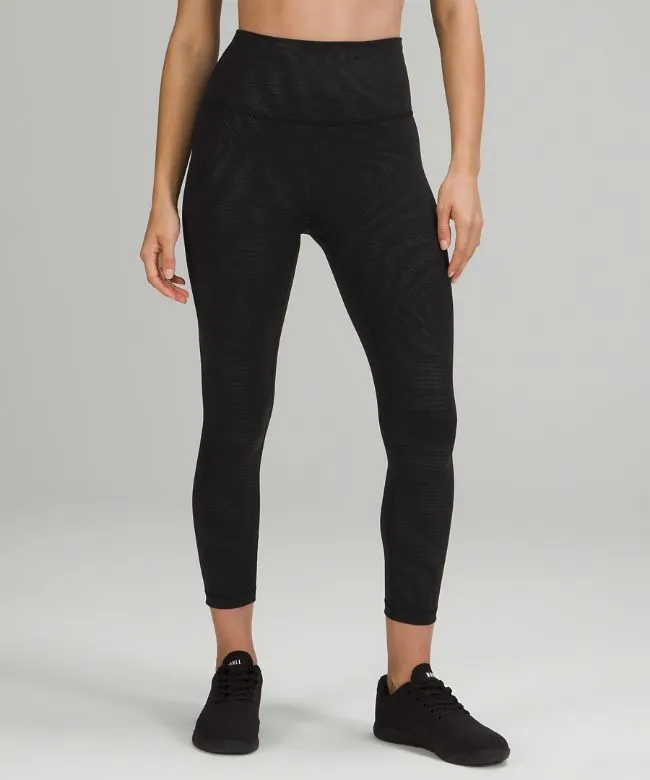 lululemon Wunder Train High-Rise Crop 23 Foil