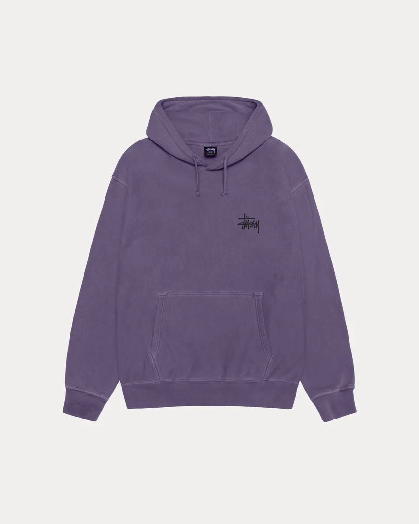 BASIC STÜSSY HOODIE PIGMENT DYED
