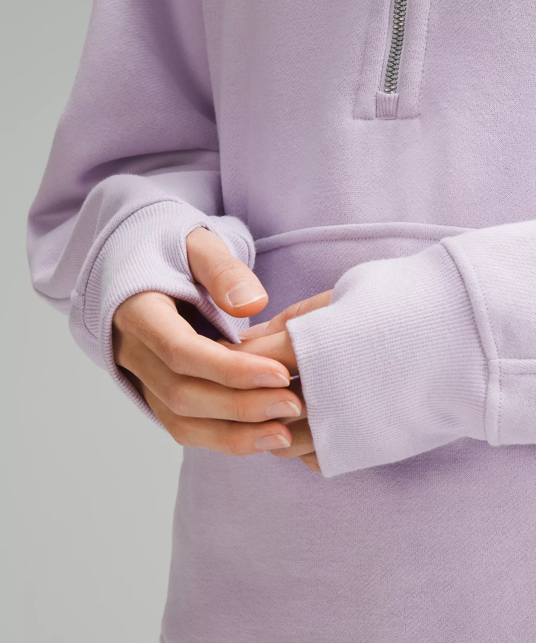 lululemon Scuba Oversized Funnel-Neck Half Zip Long