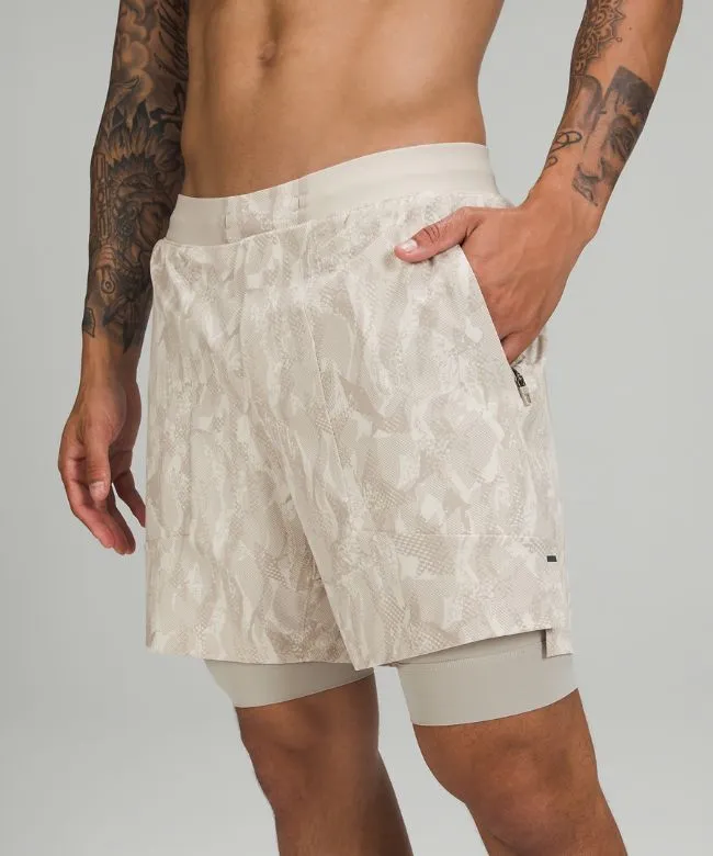 lululemon License to Train Lined Short 7