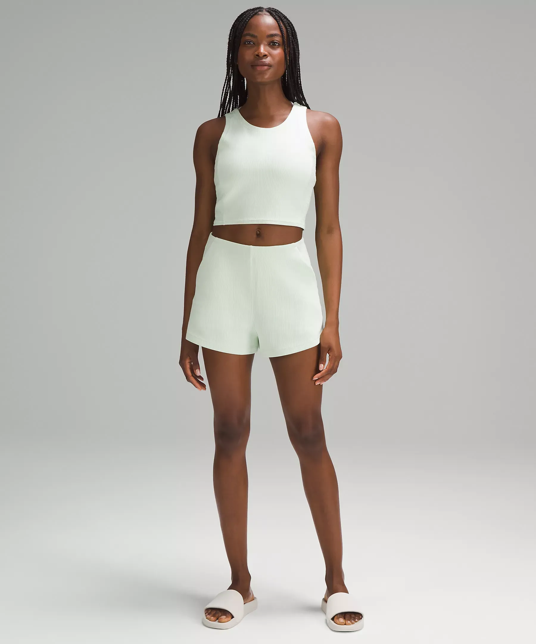 lululemon Ribbed Softstreme Cropped Tank Top