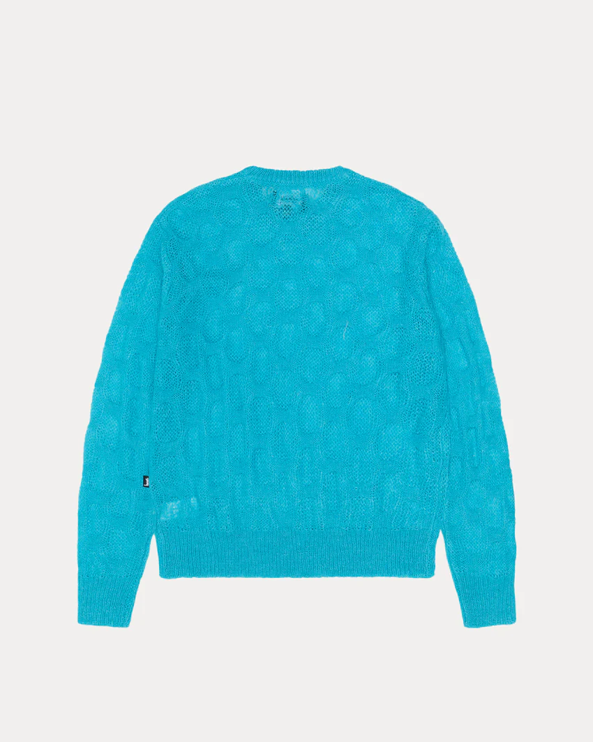 LOOSE KNIT CROSS CABLE SWEATER