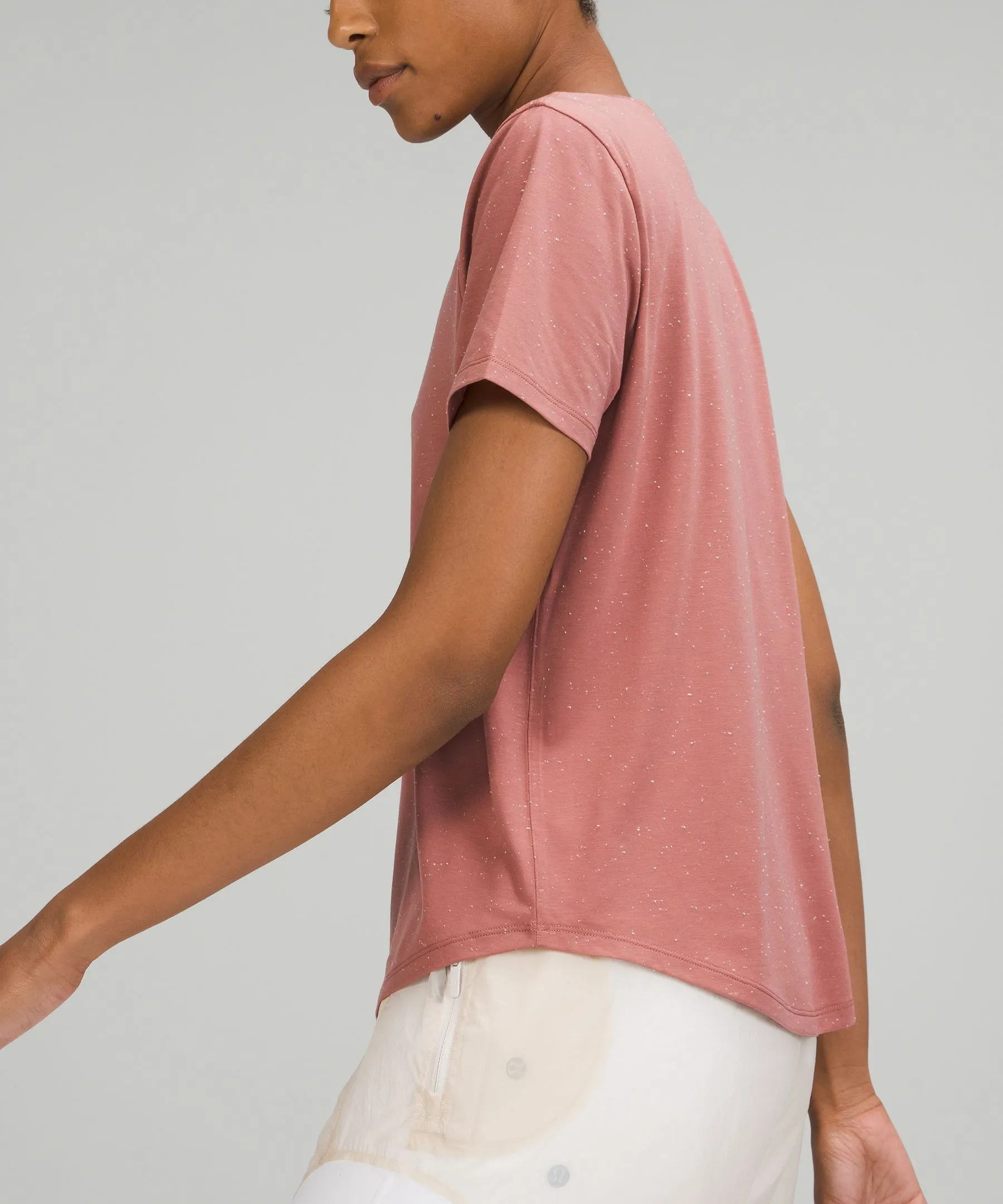 lululemon Love Tee Short Sleeve Shirt V-Neck T-Shirt Slub