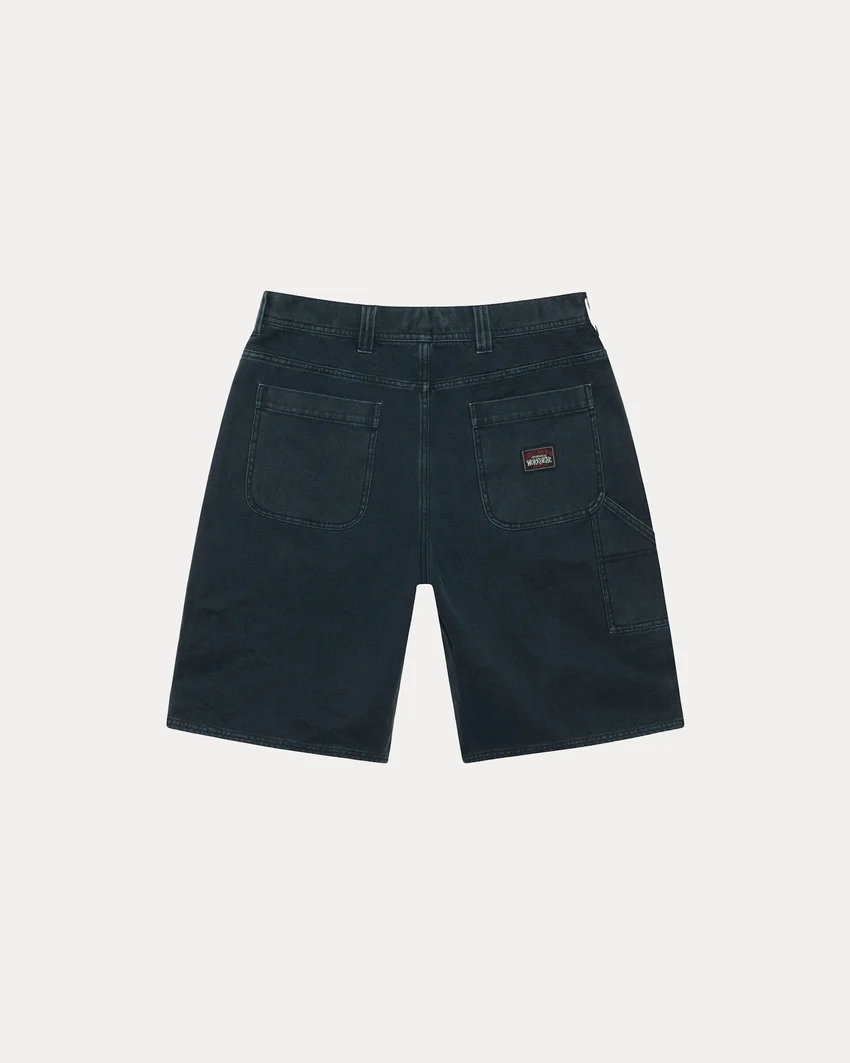 WASHED CANVAS WORK SHORT