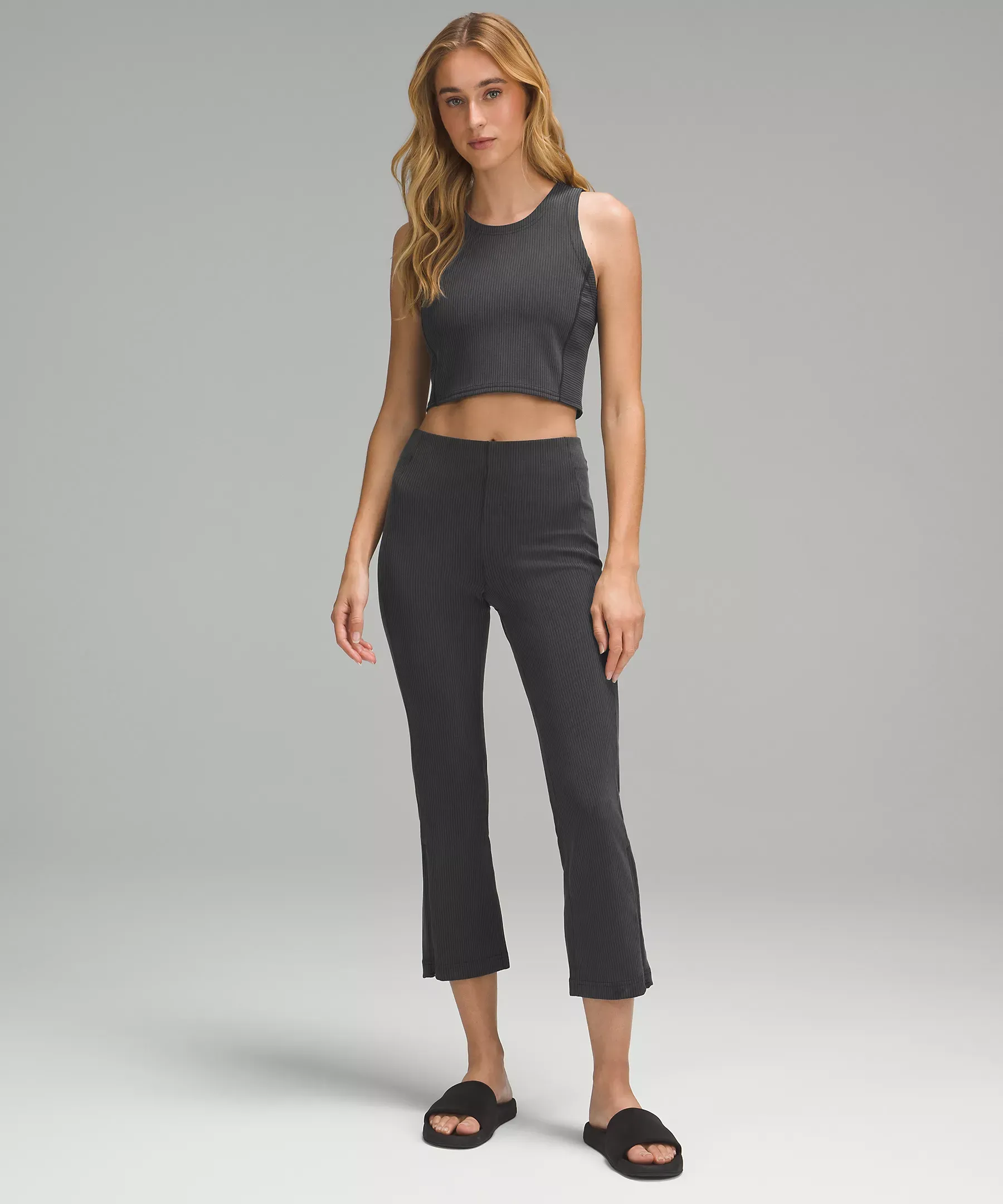 lululemon Ribbed Softstreme Cropped Tank Top