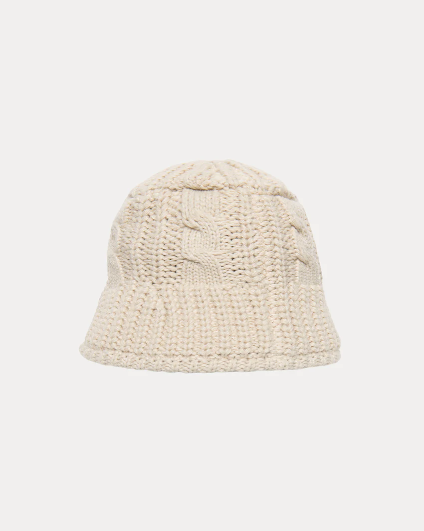 BUCKET HAT CABLE KNIT