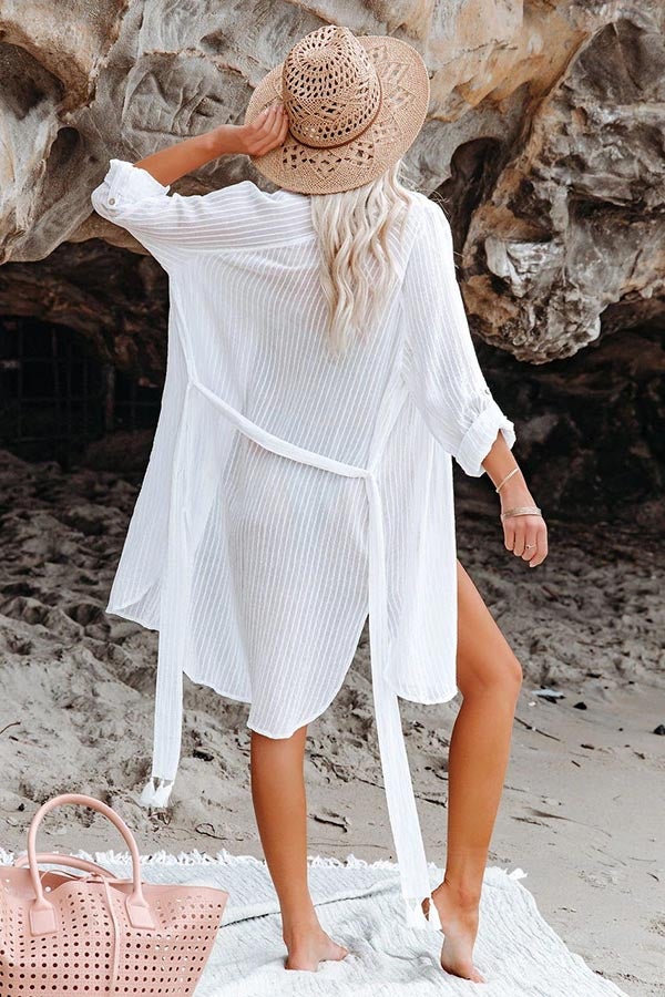 Cover Up Shirt Dress