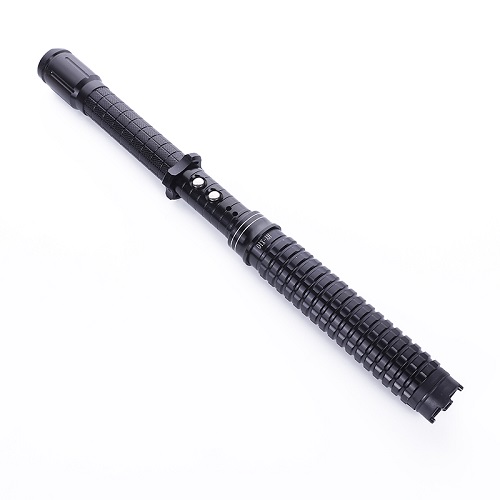 VIPMOK X10 Stun Gun Telescopic Baton + LED Flashlight Cree 4 in 1 - 49 cm