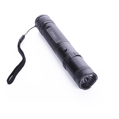 VIPMOK 910A Stun Gun + LED Flaslight 4 in 1 Black
