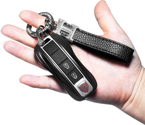 VIPMOK Porsh Mini Stun Gun with LED Flashlight and Wrist Strap – Unique Key fob Design