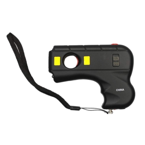 VIPMOK PRO Multicolored Gun Stun Gun with Led Light Rechargeable Safety Disable