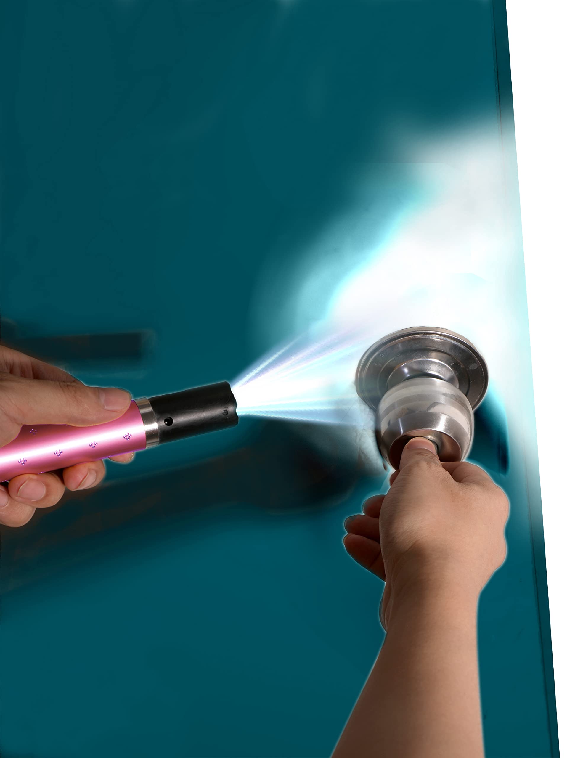 Lipstick Stun Gun for Women's Self Defense, with Flashlight & Safety Disable Pin, Wall Charger Included