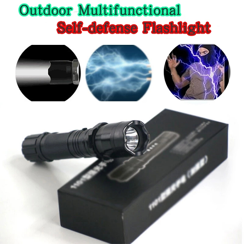 VIPMOK 1101 Stun Gun + LED Flashlight 4 in 1