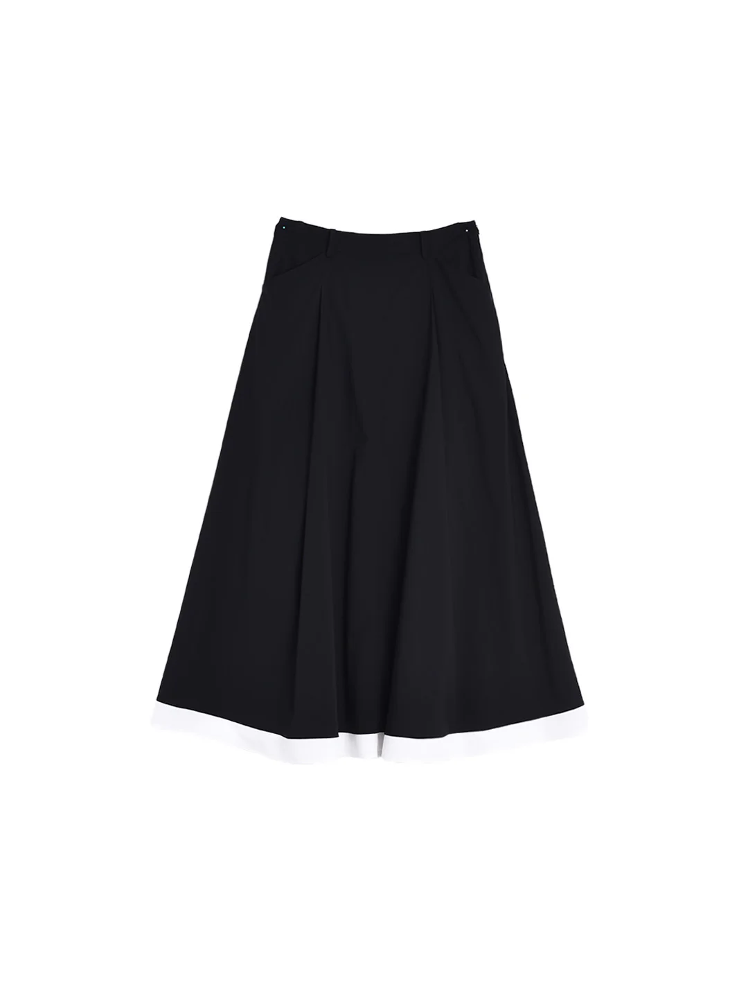 Contrasting Bamboo Fiber Skirt