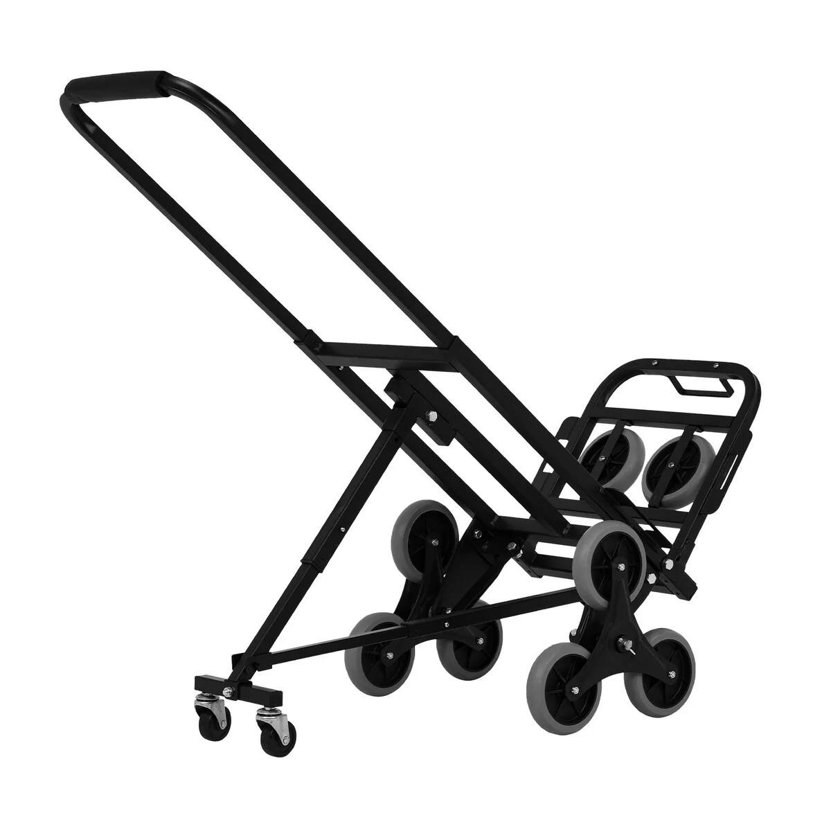 Stair Climbing Cart Portable Climbing Cart 460 Lb All Terrain With 10 Wheels, luggage and laundry up and down the stairs.