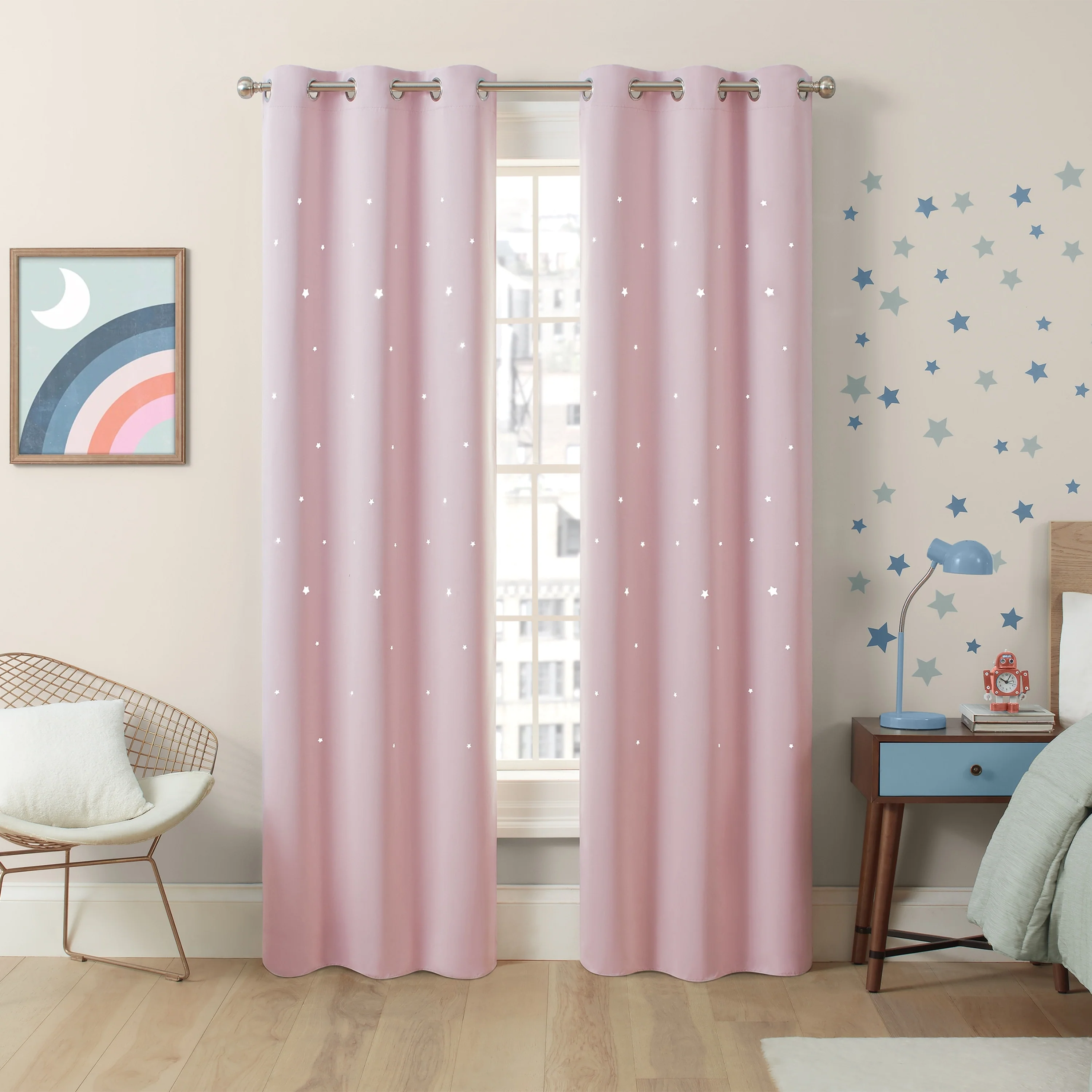 Kids Room Darkening Curtain Panel Pair