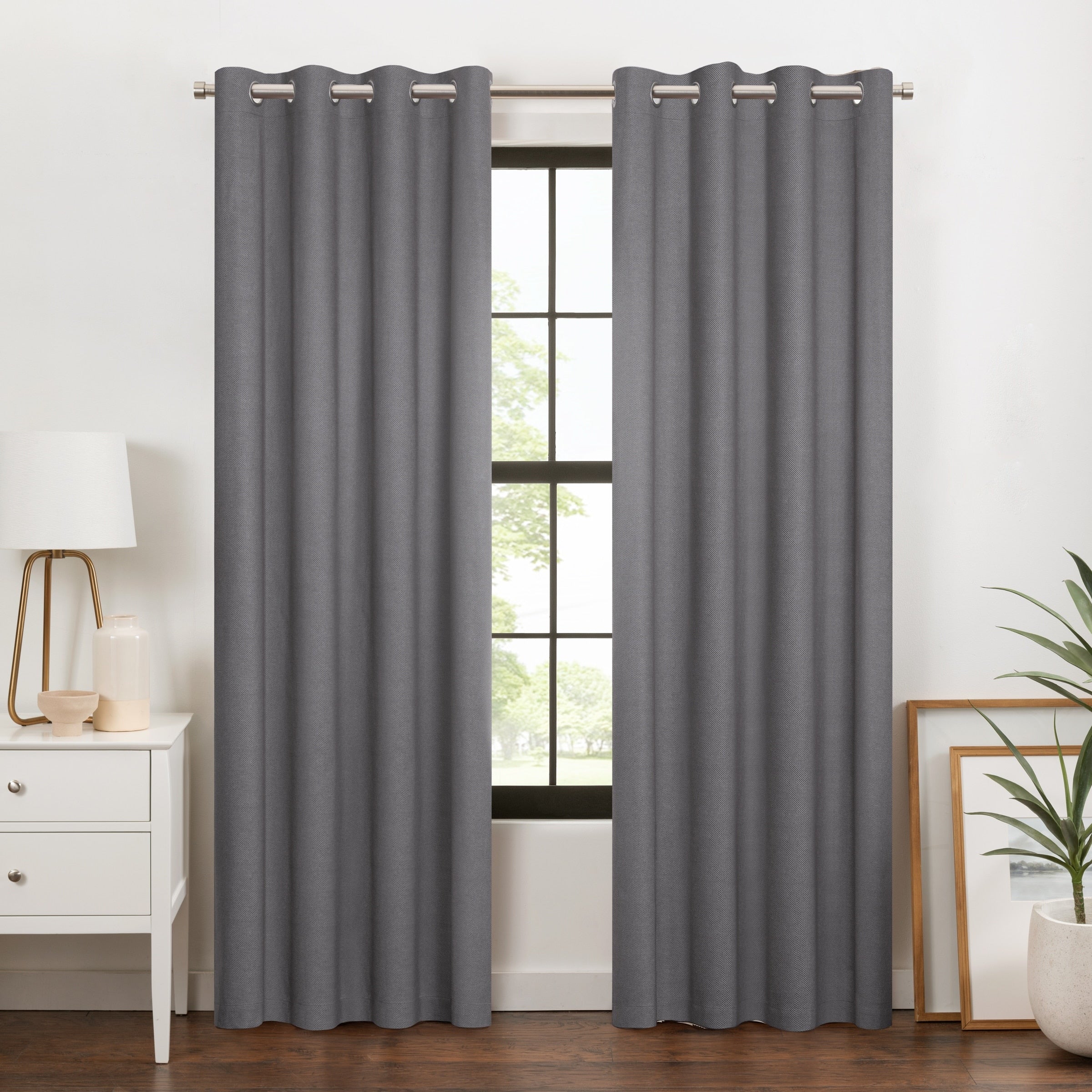 Blackout Curtains, Solid Grommet Curtains