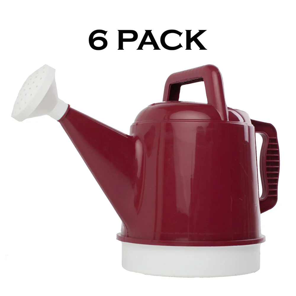 2.5 Gallon Union Red Watering Can (Pack of 6)