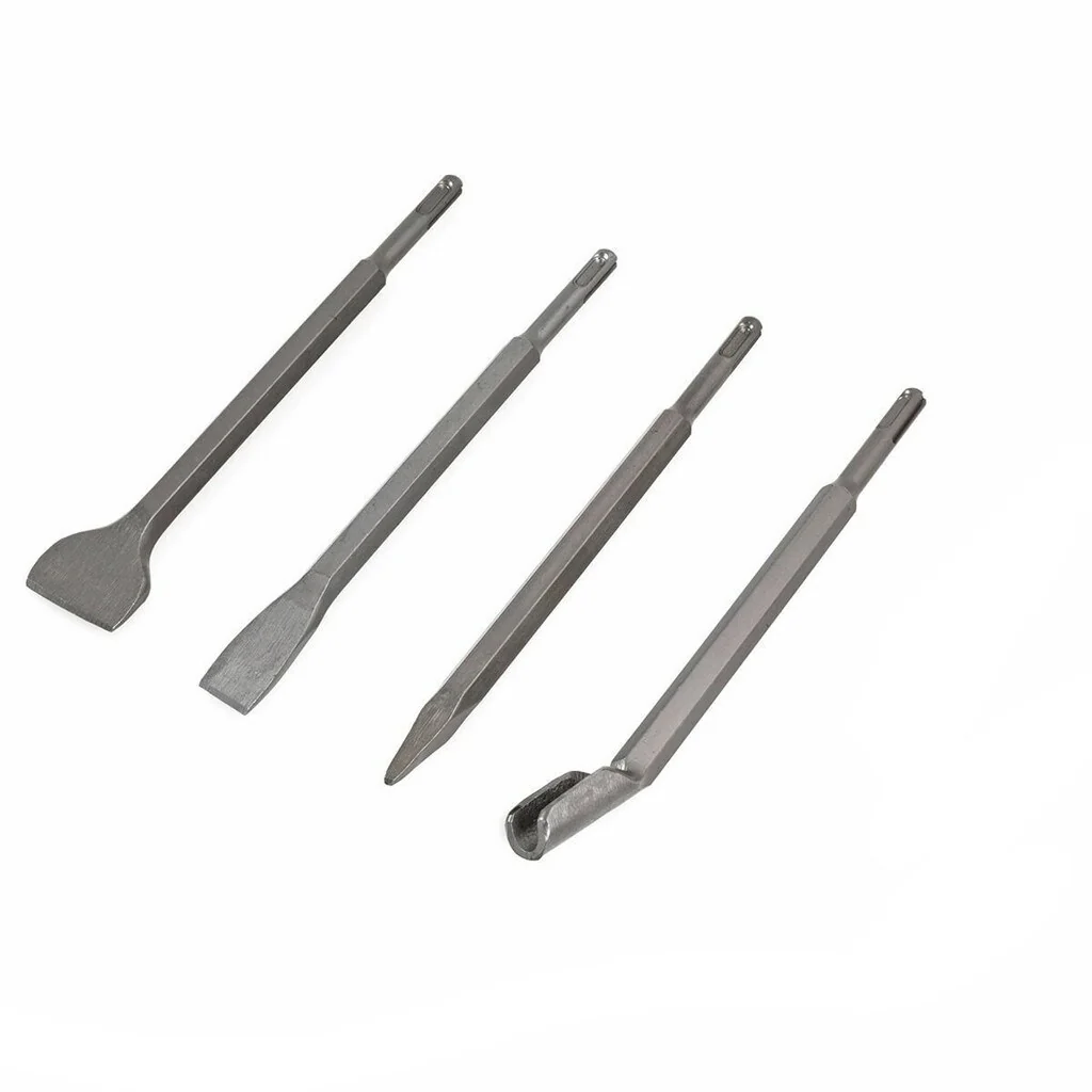 New 17pc Hammer Drill SDS+ Plus Bit Bits Chisel Set Concrete Fits