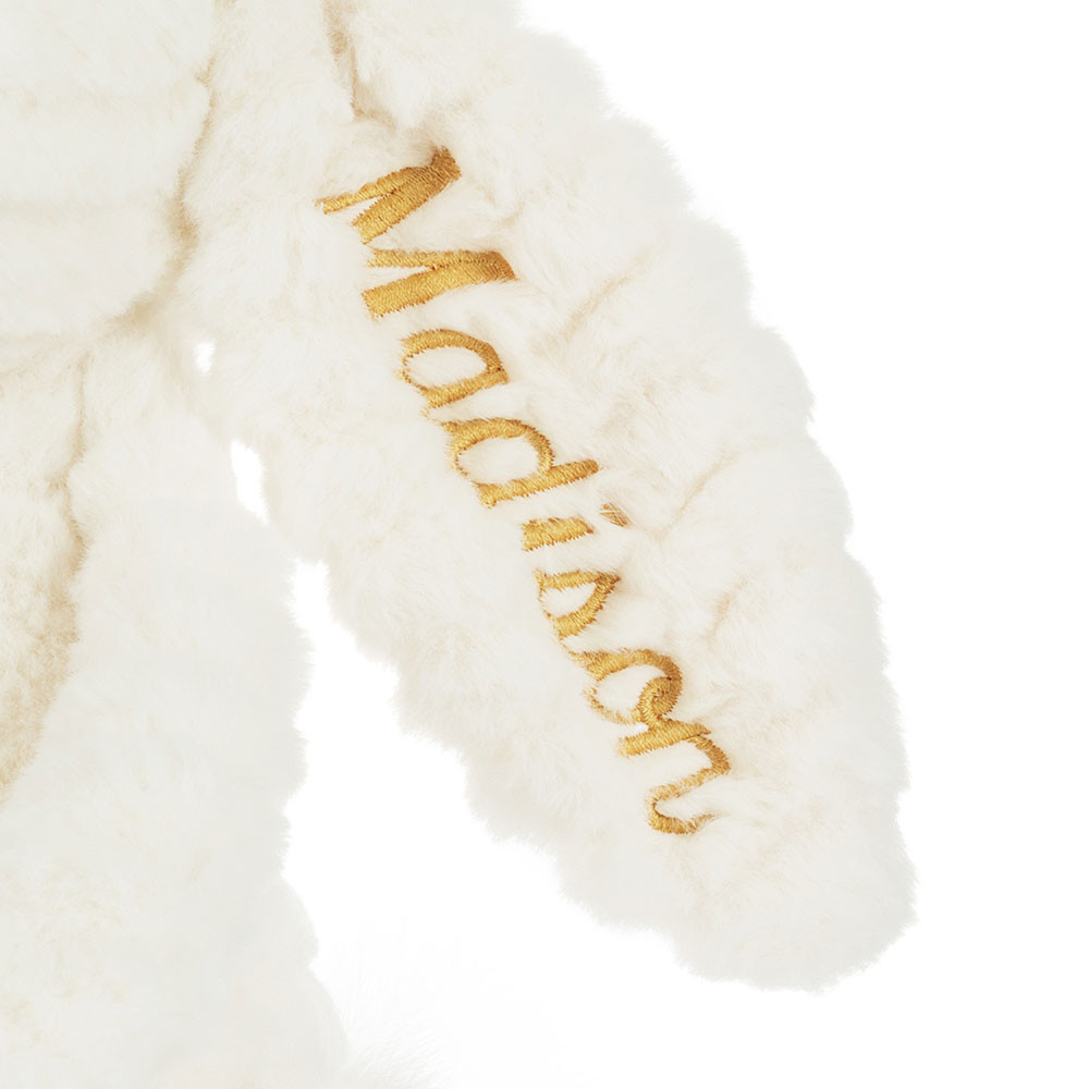 Personalised Bashful Luxe Bunny Nimbus