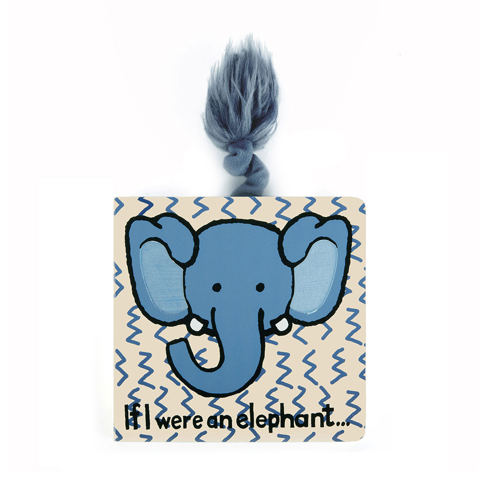If I Were An Elephant Board Book and Fuddlewuddle Elephant Medium
