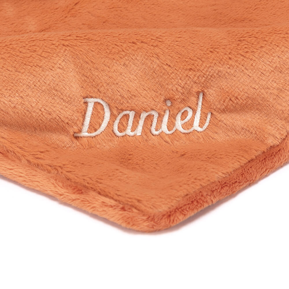 Personalised Bashful Fox Cub Blankie