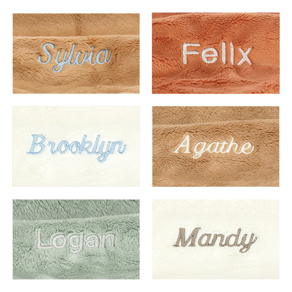 Personalised Bashful Cream Bunny Soother