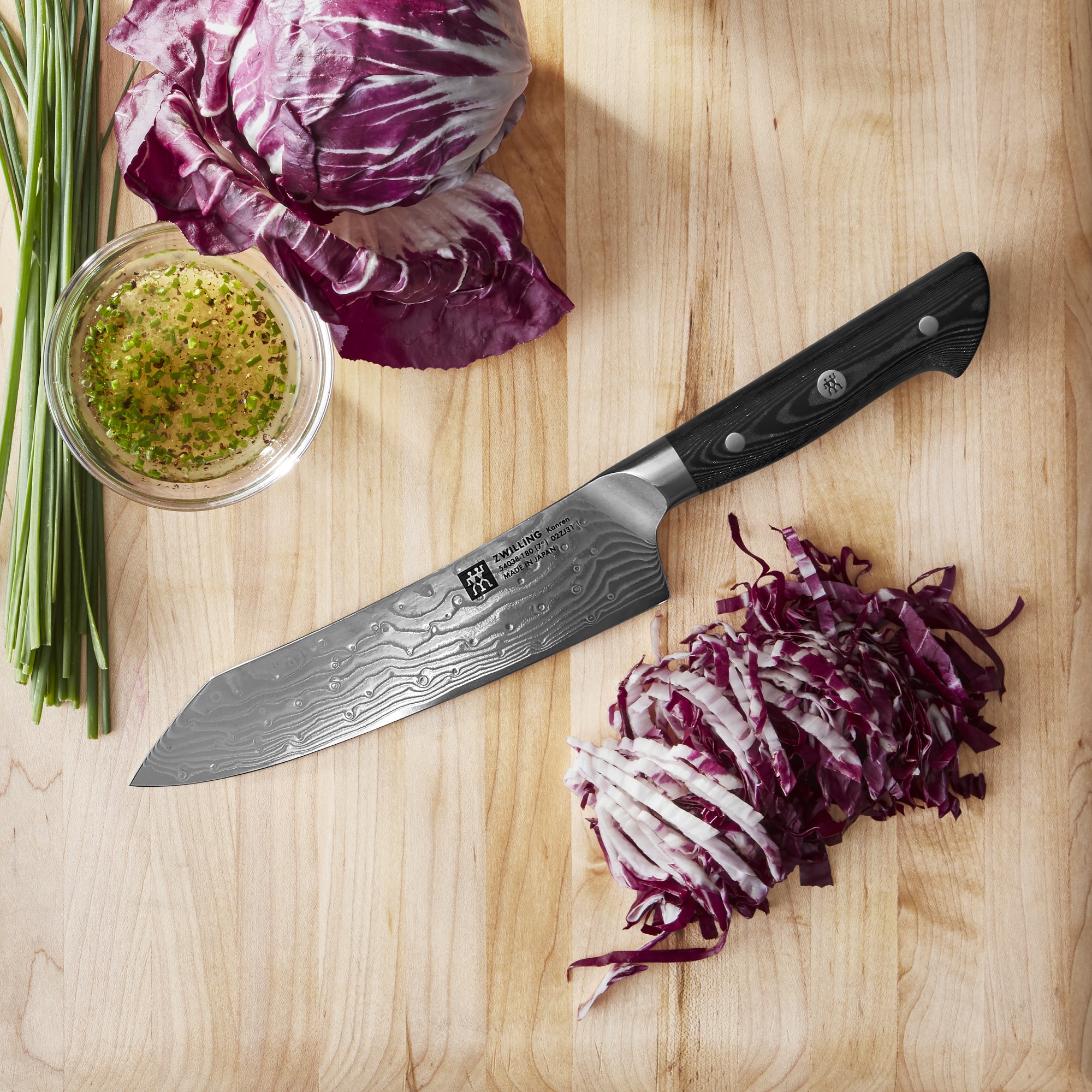 Zwilling Kanren Rocking Santoku Knife, 7