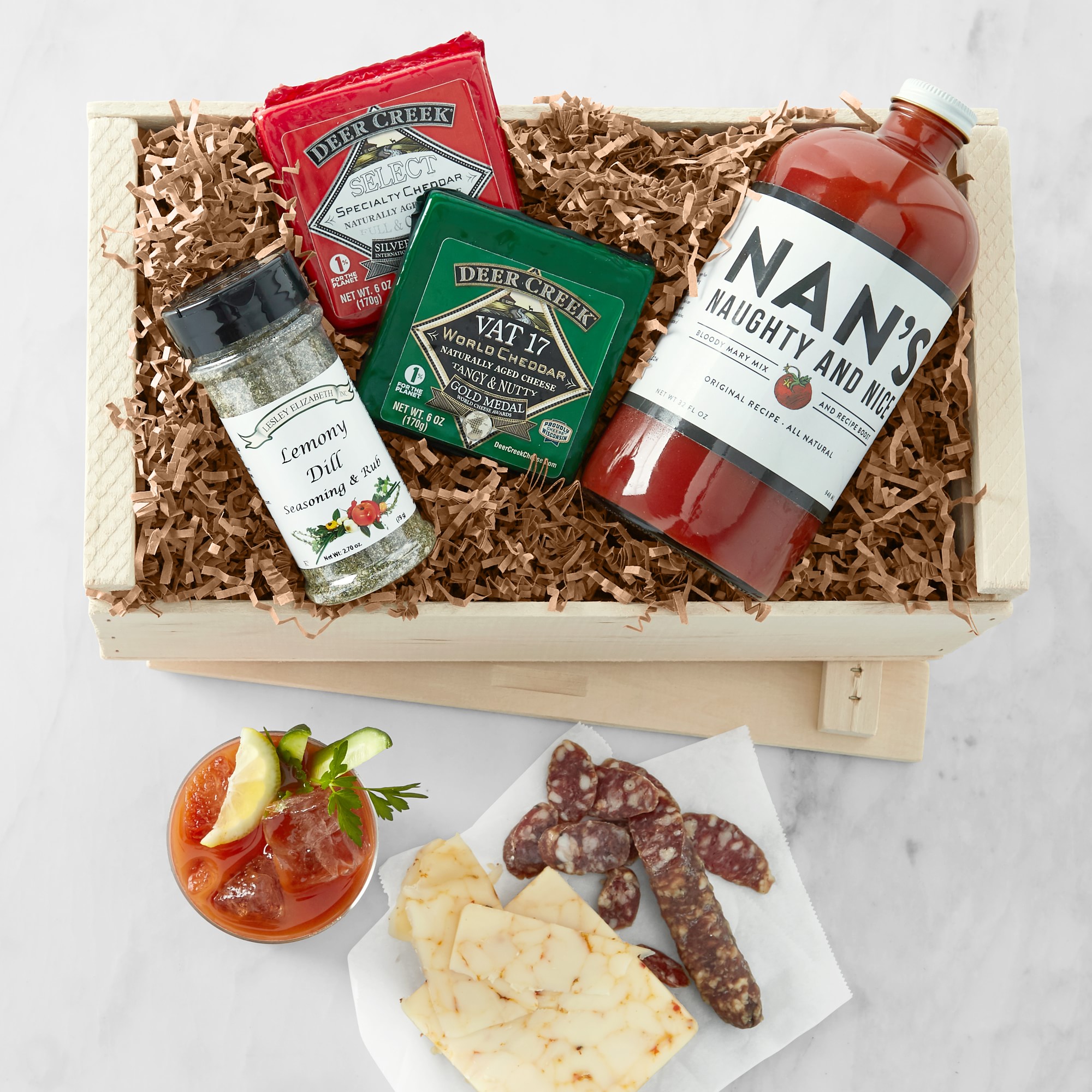 Deer Creek Bloody Mary & Cheese Gift Crate