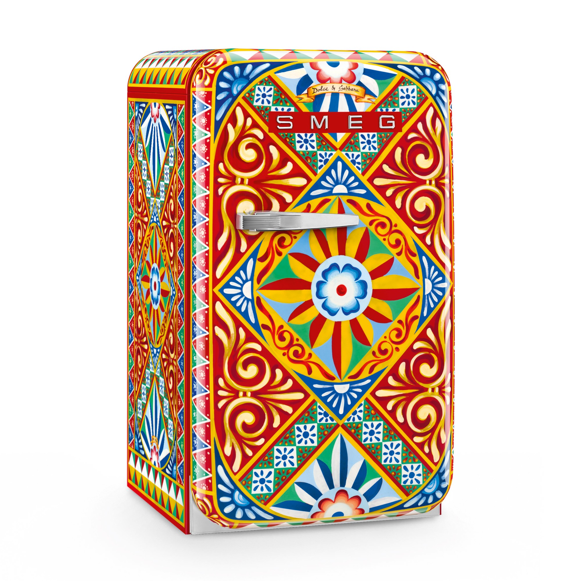 SMEG Dolce & Gabbana Fab 5 Refrigerator, Sicily Is My Love