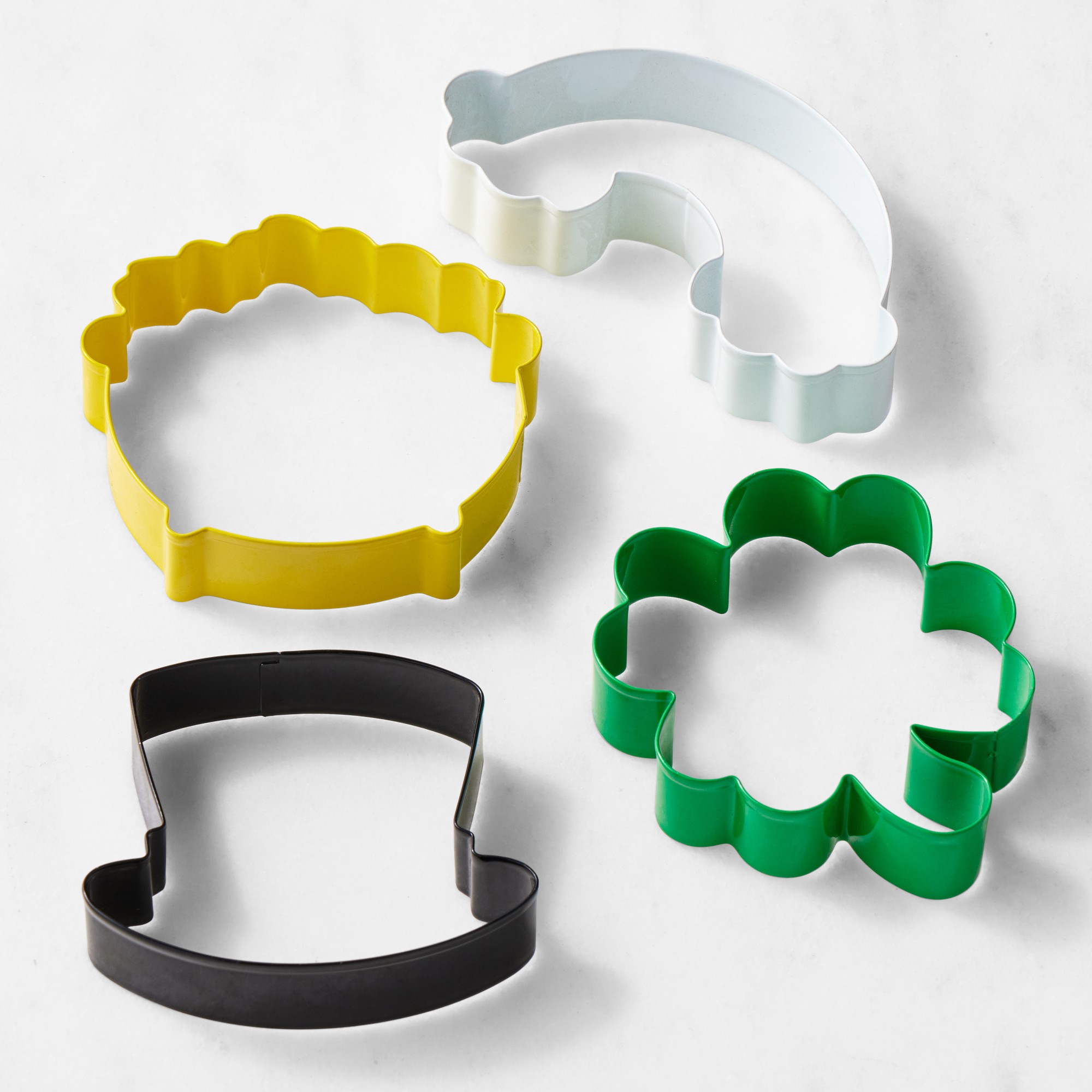 Williams Sonoma St. Patricks Day Cookie Cutters on Ring, Set of 4