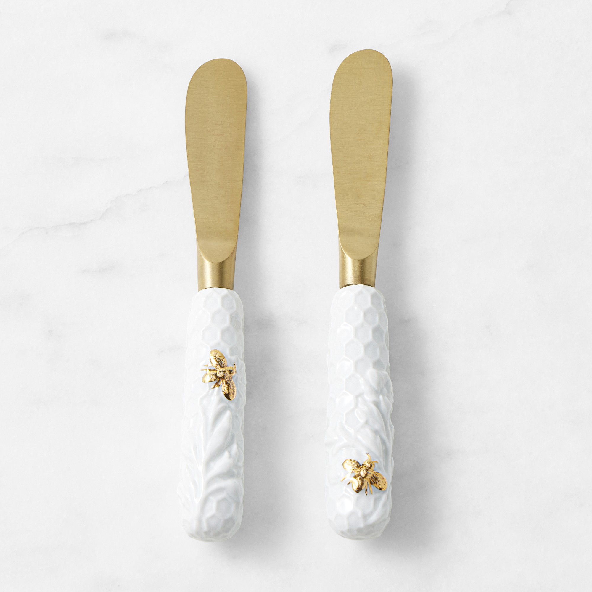 Honeycomb Cheese Spreaders, Set of 2