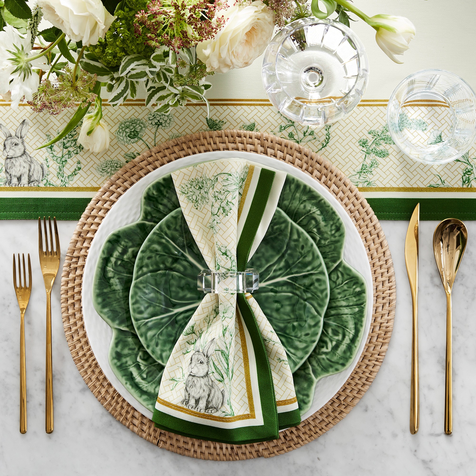 Garden Lattice Napkins, Set of 4