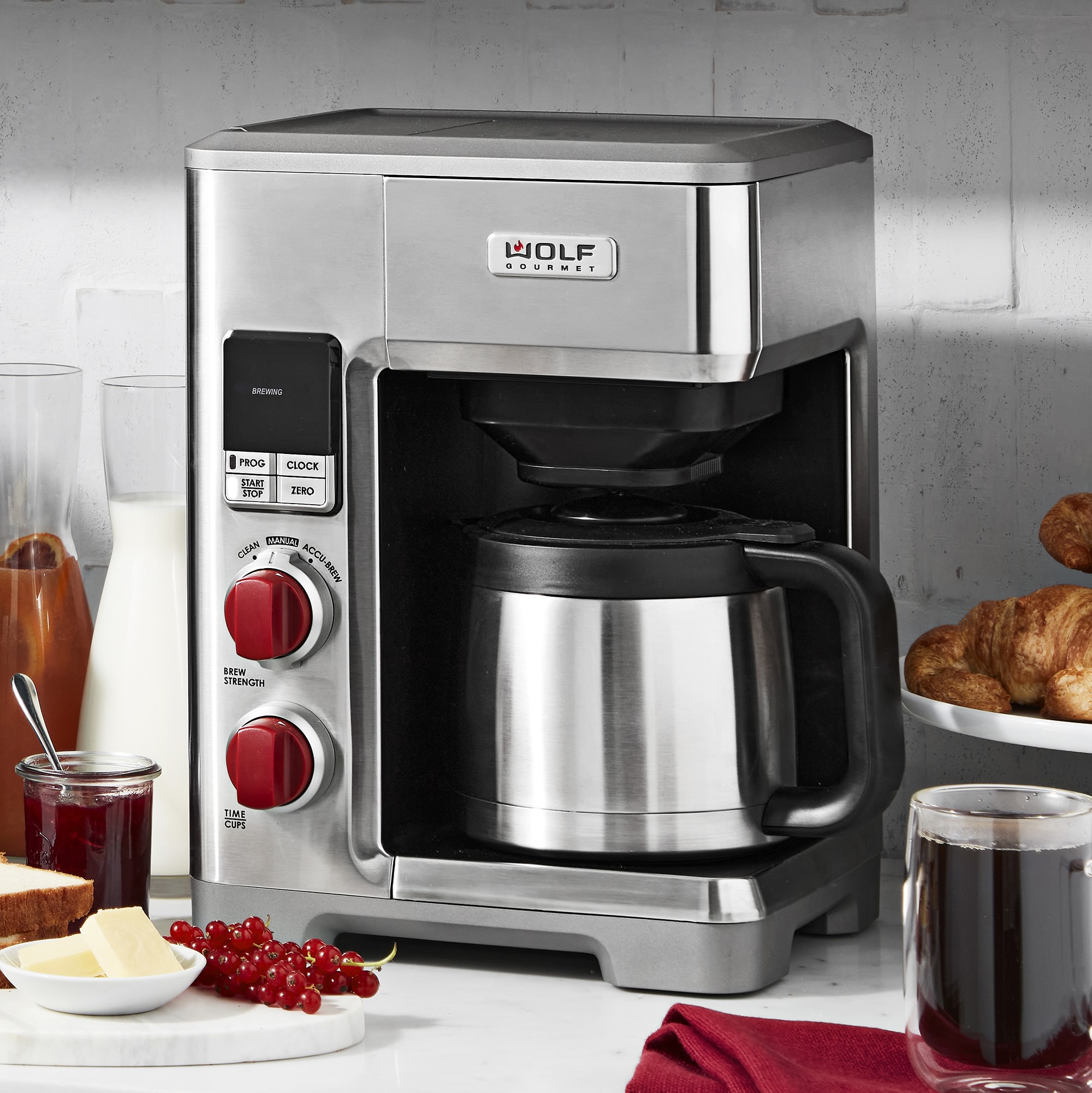 Wolf Gourmet Automatic Drip 10-Cup Coffee Maker