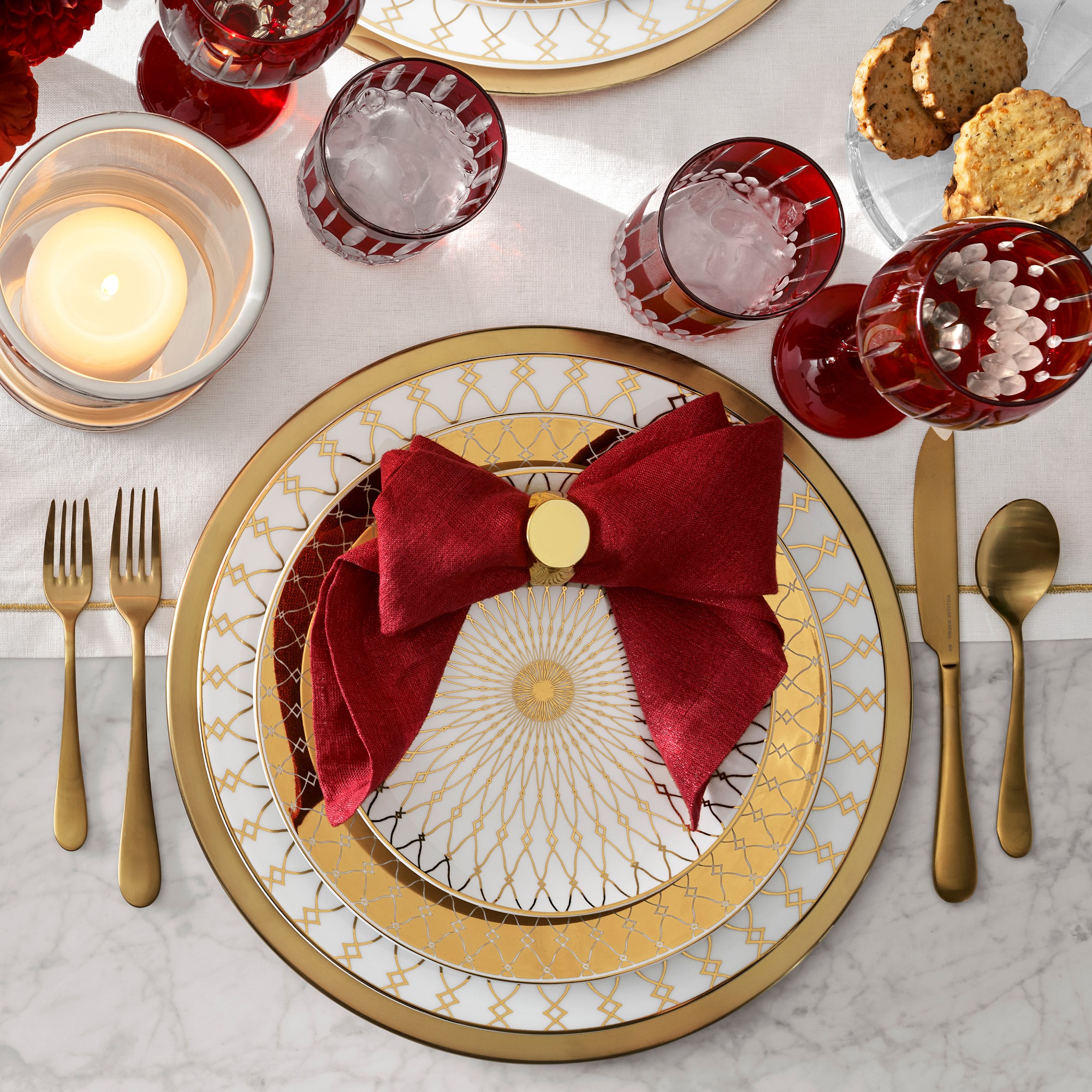 Regency Gold Chargers