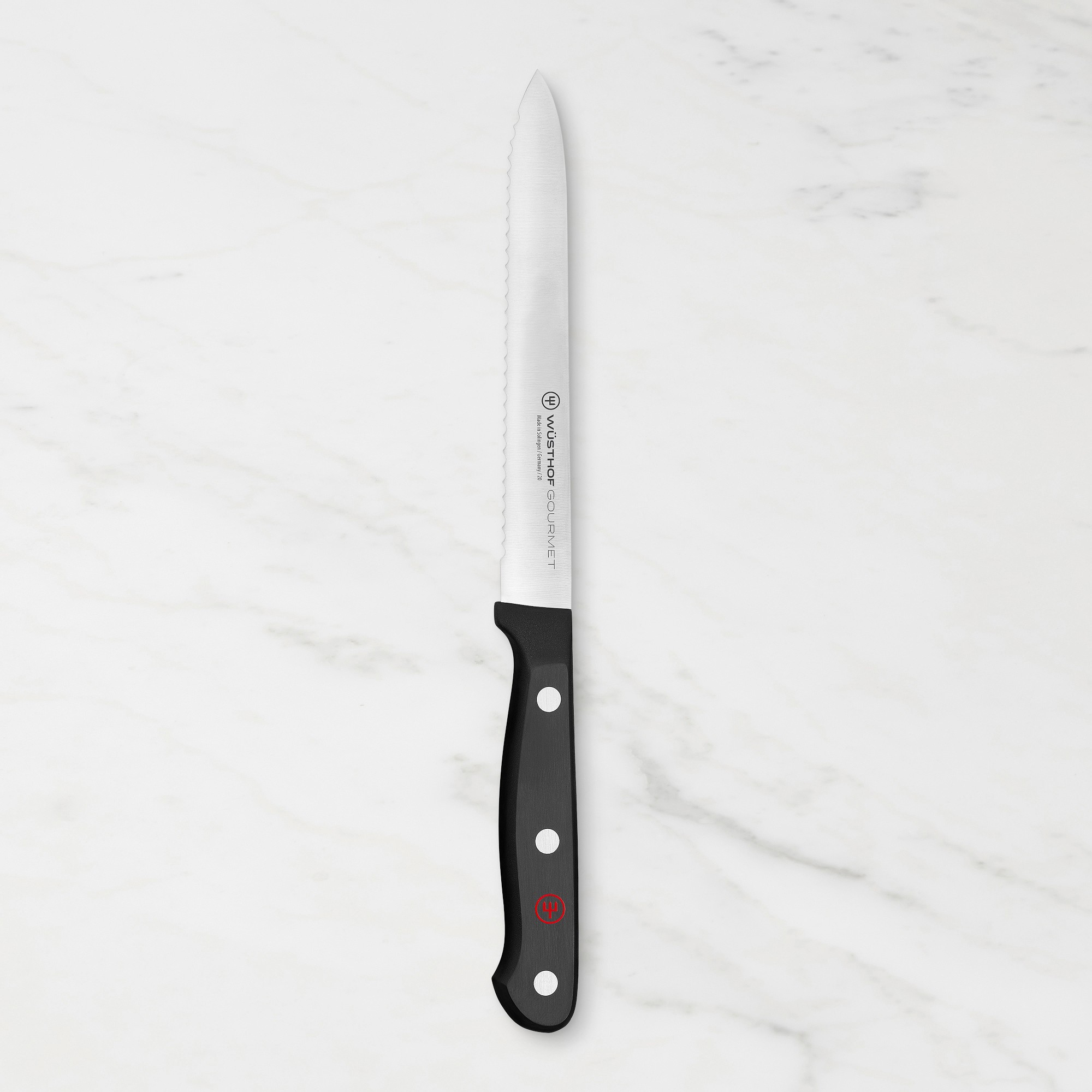 Wüsthof Gourmet Serrated Utility Knife, 5