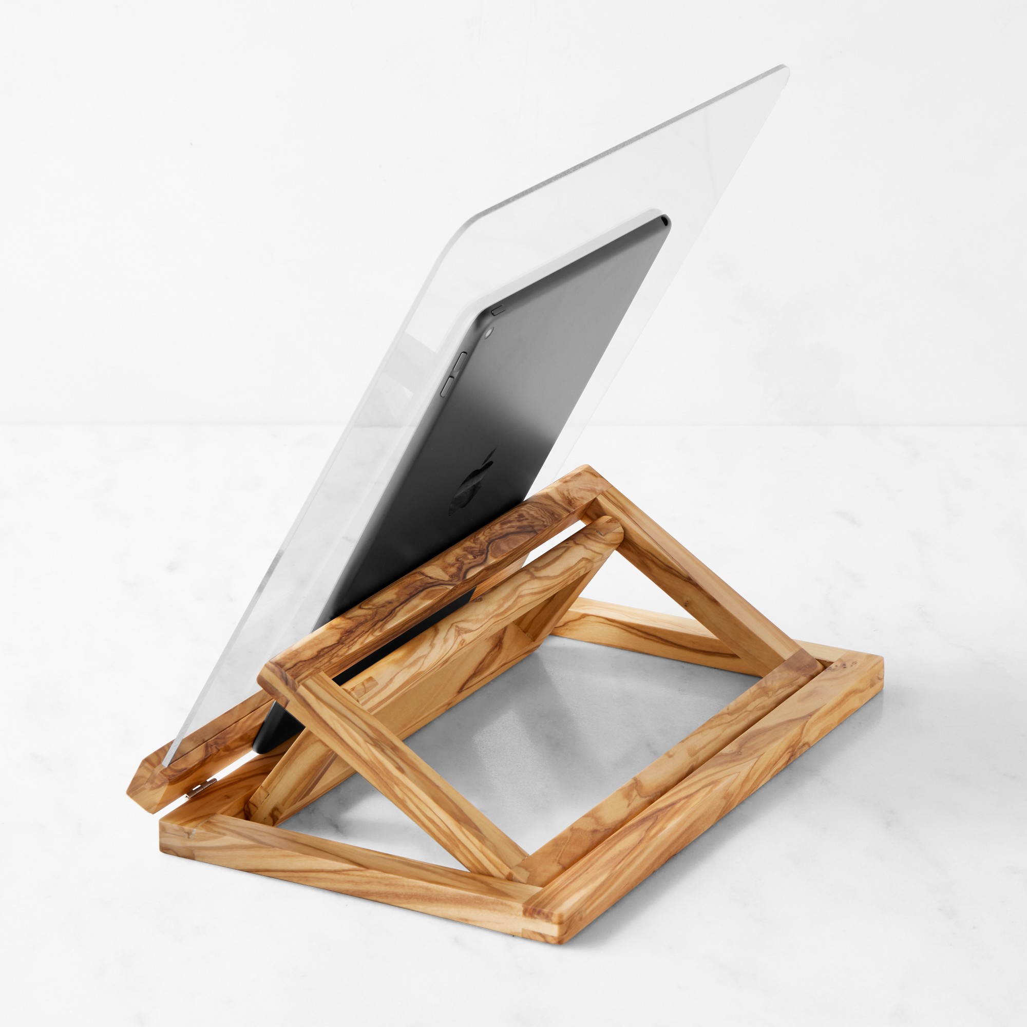 Williams Sonoma Olivewood Cookbook Holder