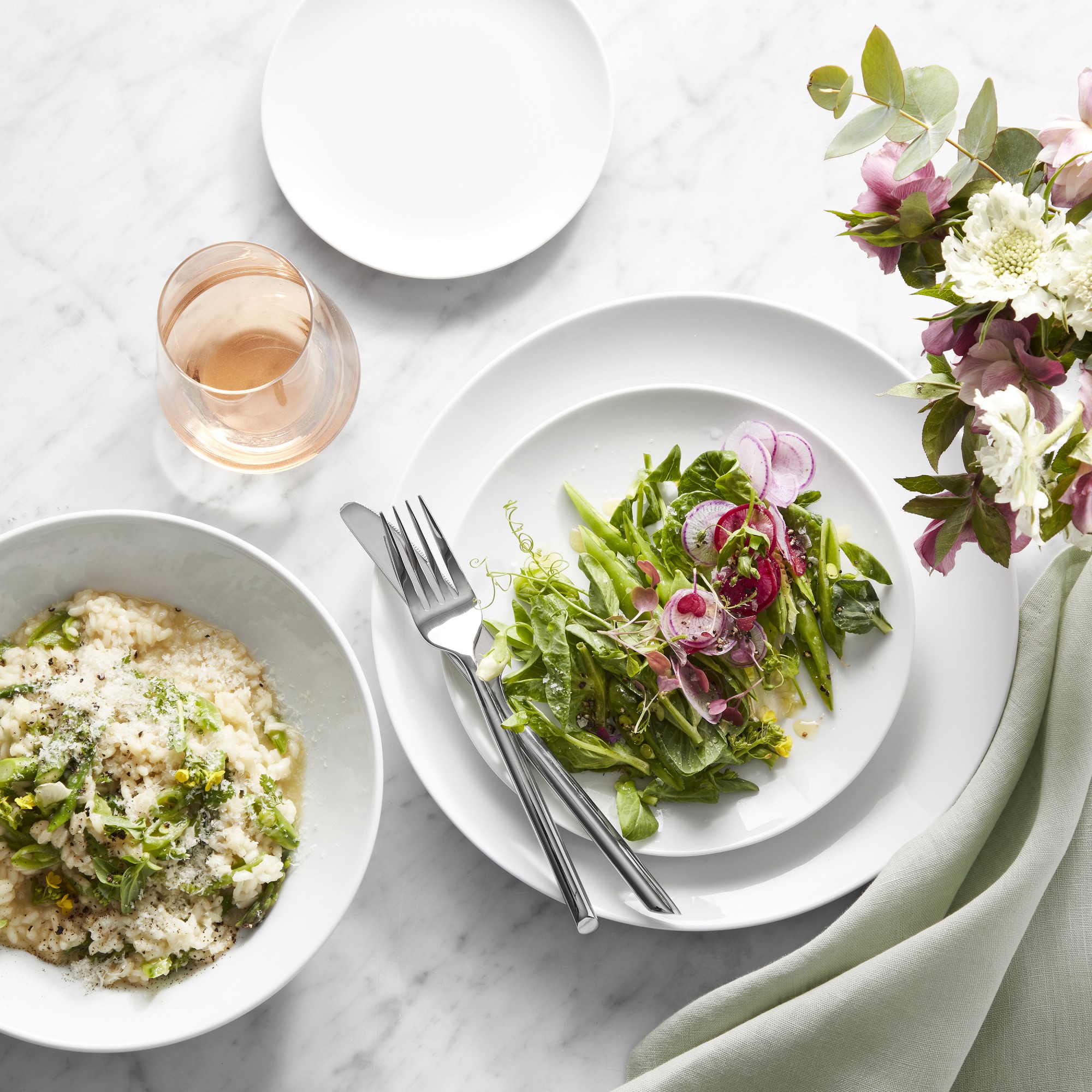 Pillivuyt Coupe Porcelain Soup/Pasta Bowls