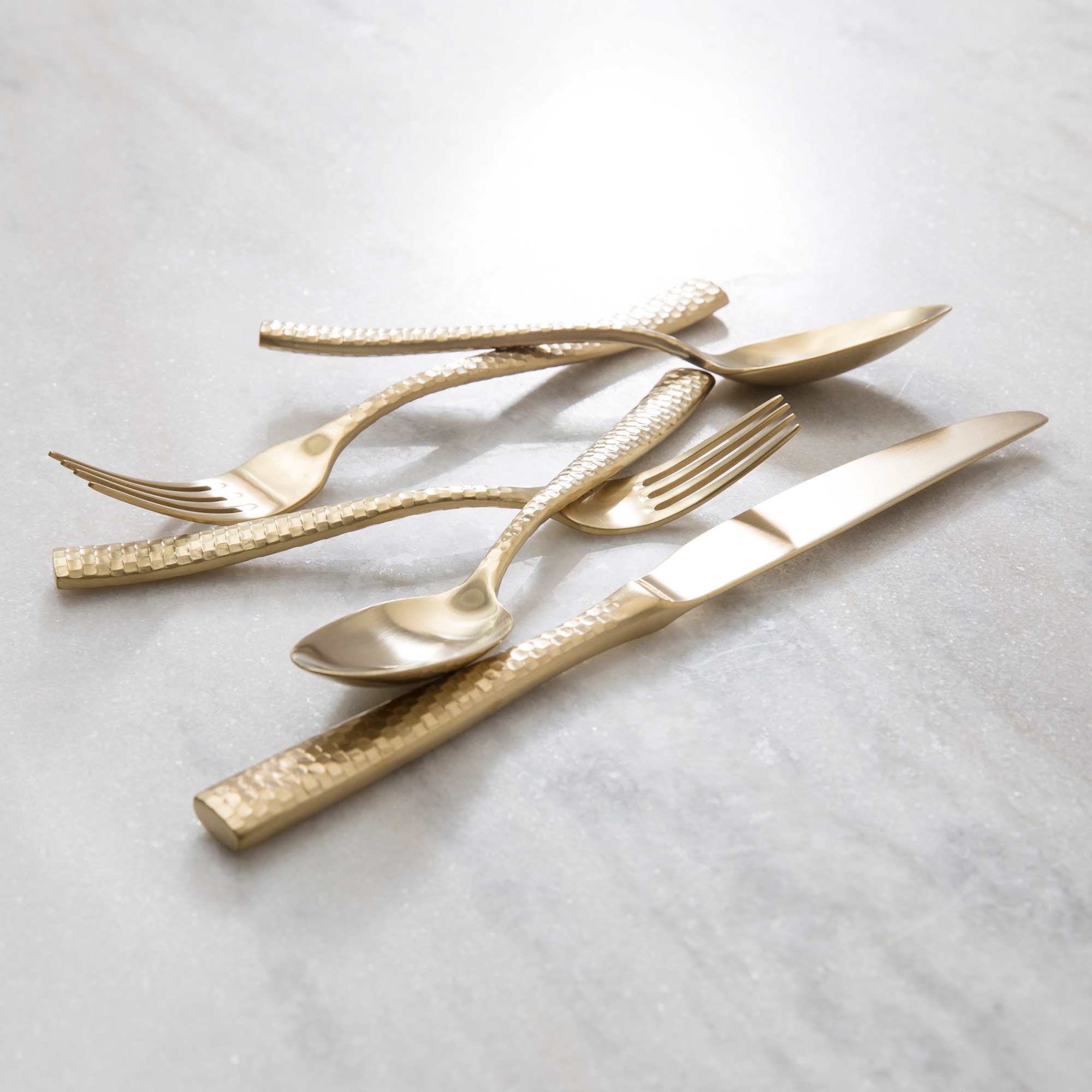 Fortessa Lucca Faceted Flatware Sets